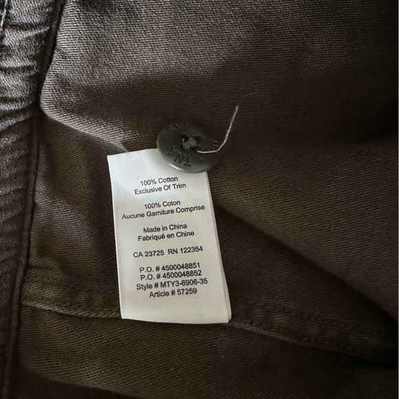 Aritzia TNA Pull On Cargo Pant Jogger Olive Green - Size Small - Picture 5 of 5